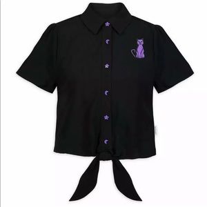 Hocus Pocus Tie Front Shirt by Her Universe - Juniors sz. 2XL